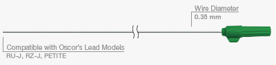 Stylets - Straight Compatible with Oscor's Lead Models RZ-J, RU-J, PETITE Wire Diameter 0.35 mm