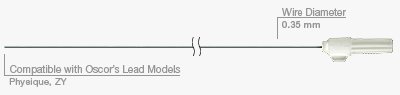 Stylets - Straight Compatible with Oscor's Lead Models ZY Wire Diameter 0.35 mm