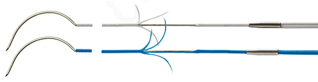 TME 228 quadripolar low profile pacing wire (heartwire) with atraumatic myocardial needles